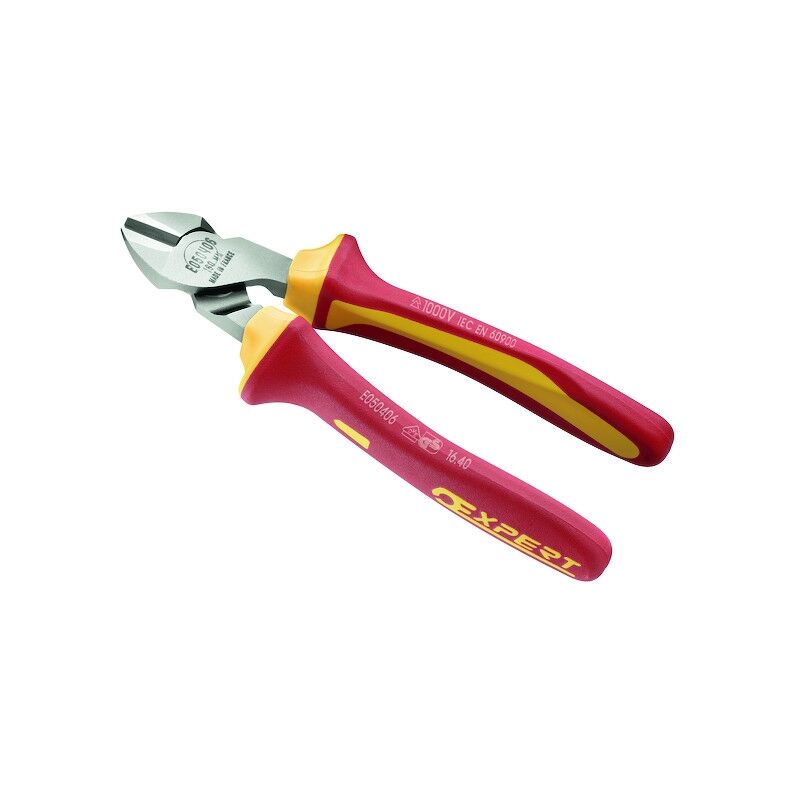 Pince coupante diagonale isolé 1000V E050407 - 180 mm - EXPERT