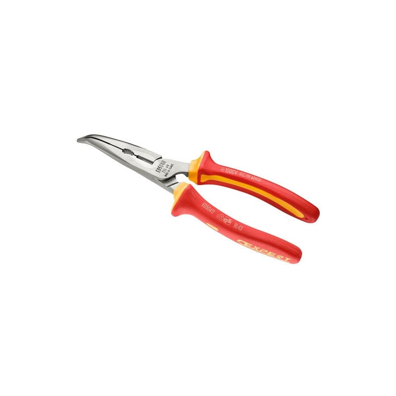 Facom - Pince demi-ronde 160 mm à becs coudés à 40° isolées 1000V vde - E050410 - Expert by