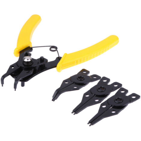 Pince 4 en 1 pour circlips, combinaison anneaux retenue bijoux DIY
