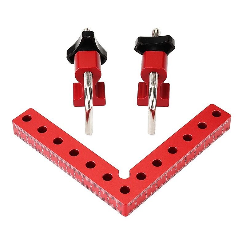 Trimec - Pince à angle droit à 90 degrés, pince à angle droit en alliage d'aluminium,120mm pince à angle droit à 90 degrés, outil de soudage en métal