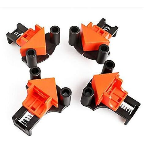 Pince à angle droit, pince pour le travail du bois, jeu de 4 pinces à angle droit 60°, 90° et 120°