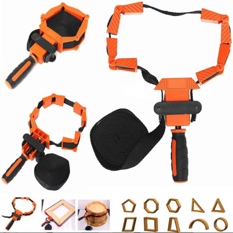 Pince à bande en Nylon de 4m, sangle compacte Portable en plastique, cadre de travail du bois