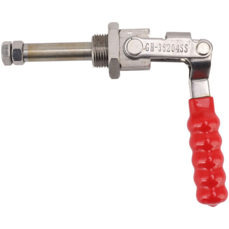 Pince à bascule à poussée-traction en acier inoxydable, facile à contrôler, réglable, course du piston sécurisée, pour machines domestiques et industrielles