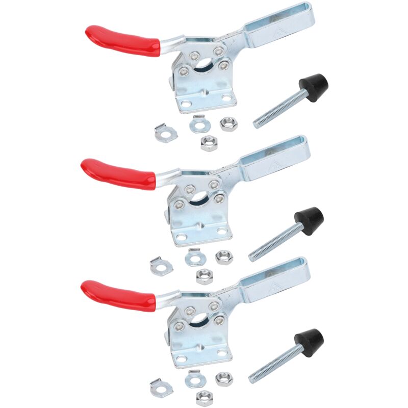 Sunxury - Pince à bascule verticale, Clip à dégagement rapide, serrage manuel à 60 °, pièces d'outils pour le travail du bois, 3 pièces