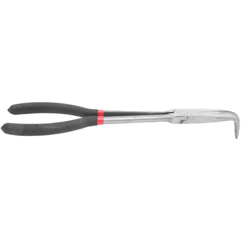 Pince à bec effilé 90 °, acier à outils, pince de trempe haute température, outils manuels 11 pouces 280mm