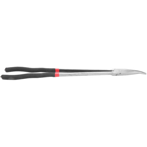 Pince à bec long 25° en acier à outils trempé à haute température, longueur 400mm (16 pouces)