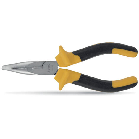 Pince à becs coudés manche bi matière 150mm - CENTRAL LOBAO