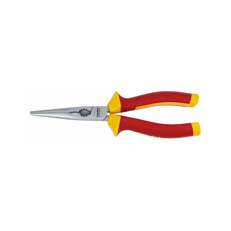 Klauke - Pince à becs demi-ronds droits isolée 1000 v