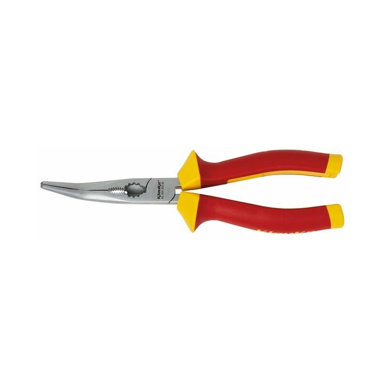 Klauke - Pince à becs demi ronds coudés isolée 1000 v