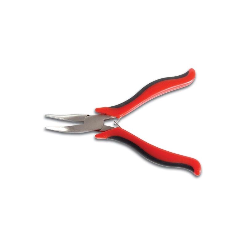 Velleman - pince à becs demi-ronds coudés VT255