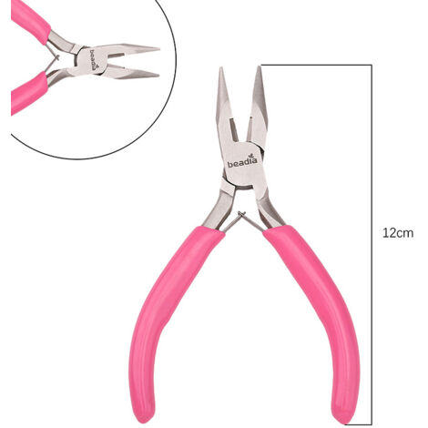 Pince à becs fins forgée en acier à haute teneur en carbone - Mini - Bricolage