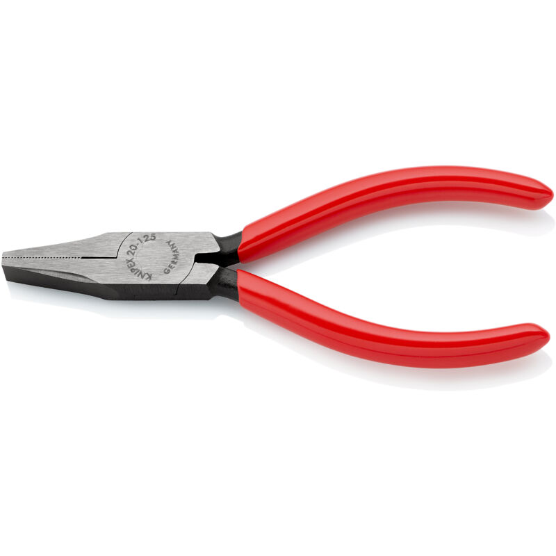 20 01 125 pour lélectronique et la mécanique de précision pince à becs plats droite 125 mm - Knipex