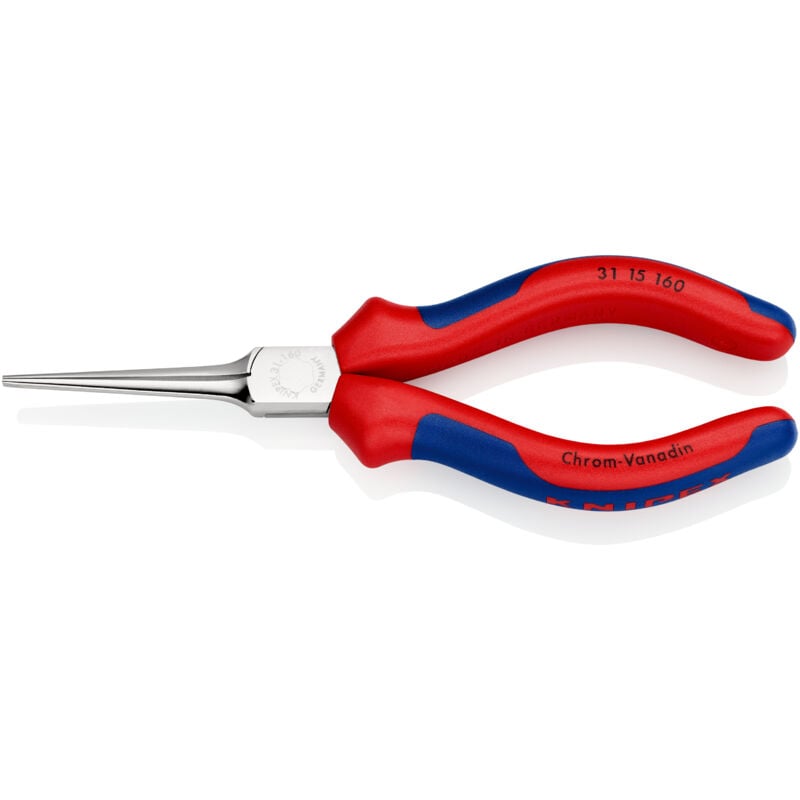 31 15 160 pour l'électronique et la mécanique de précision Pince à becs pointus droite 160 mm - Knipex