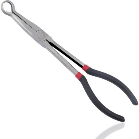Pince à Bougie d'Allumage–Pince Professionnelle à Anneau O avec Extension de 27,5 cm et Poignée Antidérapante,Outil de Retrait des Bouchons de Bougie pour Voiture SUV