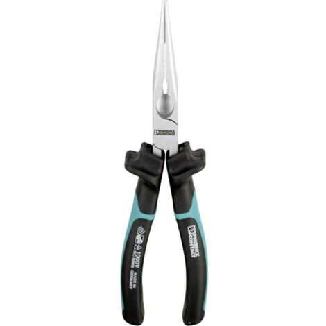 Pince à bouts pointus Phoenix Contact UNIFOX-P VDEDB 1212810 Longueur: 205 mm 1 pc(s)