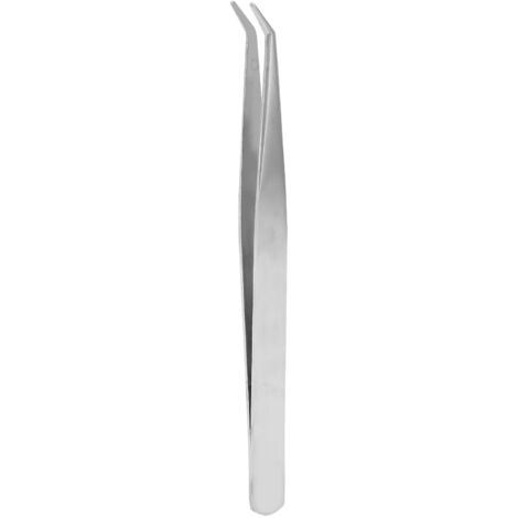 Pince à Cils Courbée en Acier Inoxydable Professionnelle pour Extensions