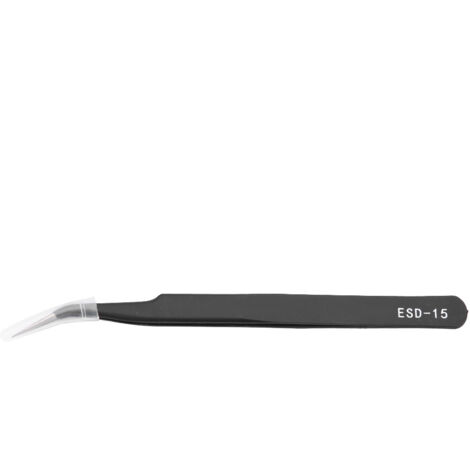 Pince à cils en acier inoxydable anti-rouille pour extensions et manucure - Outil professionnel 2