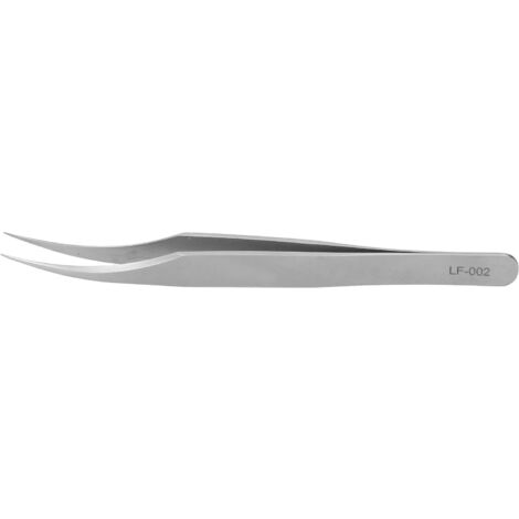 Pince à cils recourbée pour extensions, forme arc élastique LF-002