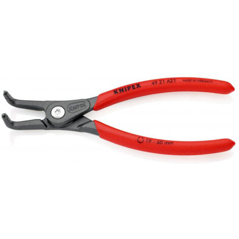 Pince a circlips exterieurs 19-60 coudee knipex