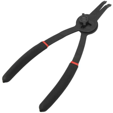 Pince à circlips externe de 23 cm (9 po) - Prise en main confortable - Universelle pour l'industrie de la réparation automobile et des machines - 45°