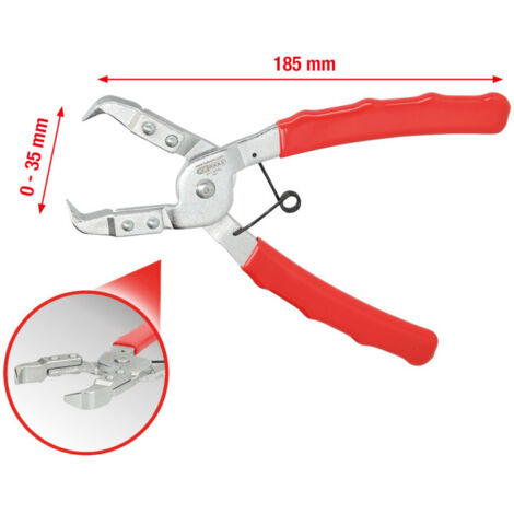 Pince à clip KS Tools, droite