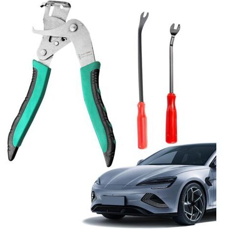 Pince à clip pour de voiture Outil de retrait de clip de revêtement Outils automobiles, outil multifonction de réparation automobile pour débutants et mécaniciens