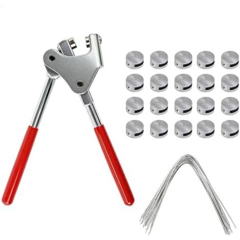 Pince a Clips jeu,Pince Multiprise à Poignée Droite,Machine pour un Travail Sans Effort,Serre Joint Rapide Sceller L'électricité,les Compteurs de Gaz et les Conteneurs Logistiques -