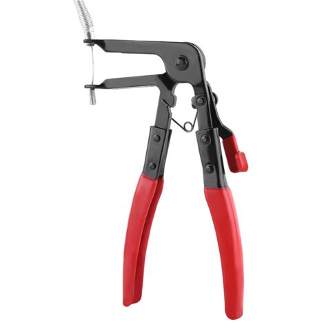 Pince à collier de serrage longue portée pour tuyaux flexibles - Outil de réparation pour conduites de carburant, huile et eau