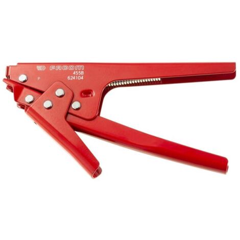 Facom – Pince à collier plastique 2,4 à 9 mm – Mécanisme de serrage rapide – Coupe manuelle pour finition précise – Longueur 190 mm - A003851