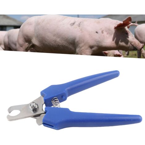 Pince à Coupe de Queue Manuel pour Animaux d'Élevage, Pratique, Anti-Rouille, Réduction d'Effort - Cutter de Queue Modèle PCS10, Starlight, Inox, 1 unité