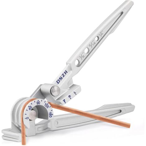 Pince à courber à levier compatible avec les tuyaux en cuivre et en aluminium - Réparation de conduits de climatisation (1/4 '', 5/16 '', 3/8 '')