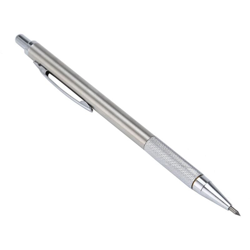 Ineasicer - Pince à découper le verre en diamant Stylo de gravure sur métal Outil de découpe du verre (Argent)