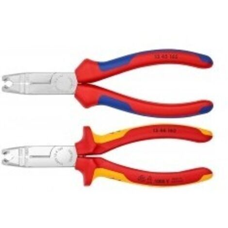 Pince a degainer et denuder pour boitiers encastres réf  13 45 165sblongueur 165 mmcapacité dénudage : ø 0,75 à 2,5 mm² -