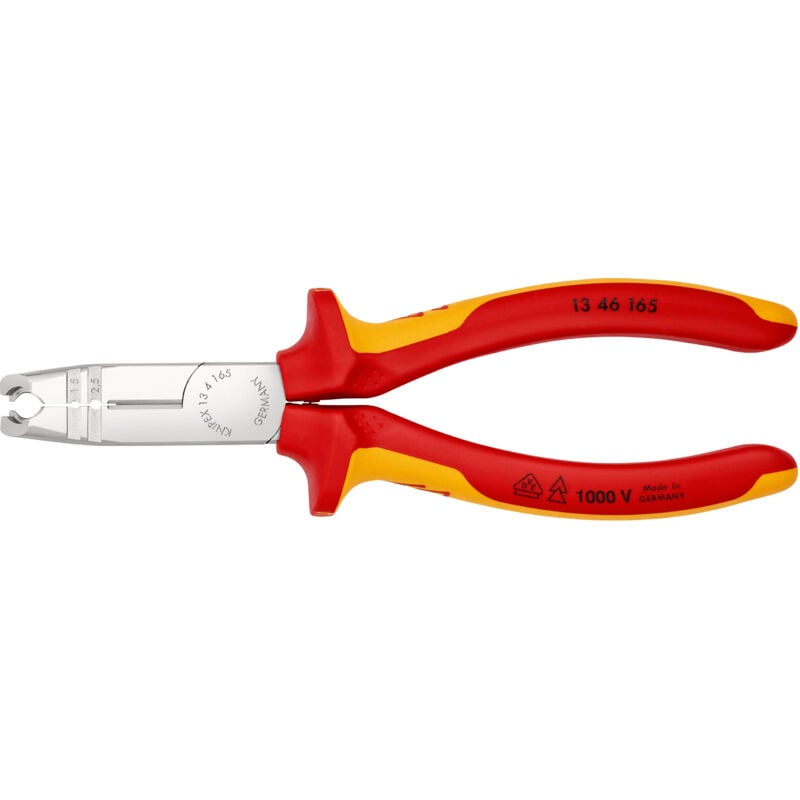 Knipex - Pince à dégainer 13 46 165 1.5 à 2.5 mm² 8 à 13 mm 1 pc(s)