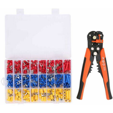 Pince a Denuder Automatique MULTIFONCTION Denudeur cable electrique 0,2 à 6mm² / outils electricien coupe denude et serti les câbles / outil electricien Premium