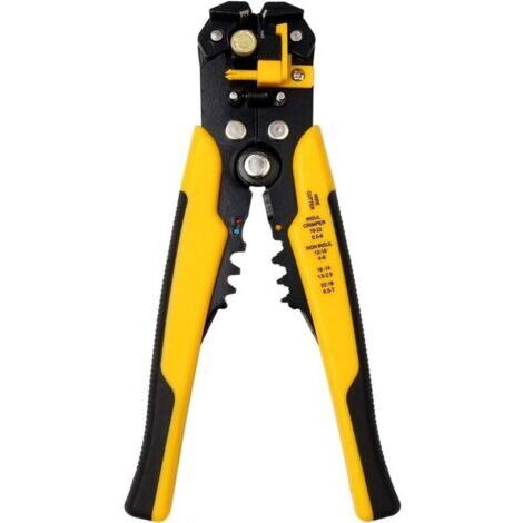 Pince À Dénuder Automatique, Outil Universel à dégainer avec Reglage de Précision Cables AWG 22-10 (0,56.0mm²) pour Dénuder, Cutter