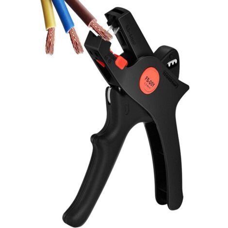 Pince à dénuder électrique, poignée ergonomique, dénudeur automatique Outils de poche pour dénuder les câbles, dénudeur de câbles et dénudeur de fils pour câbles à fibre optique et câbles réseau