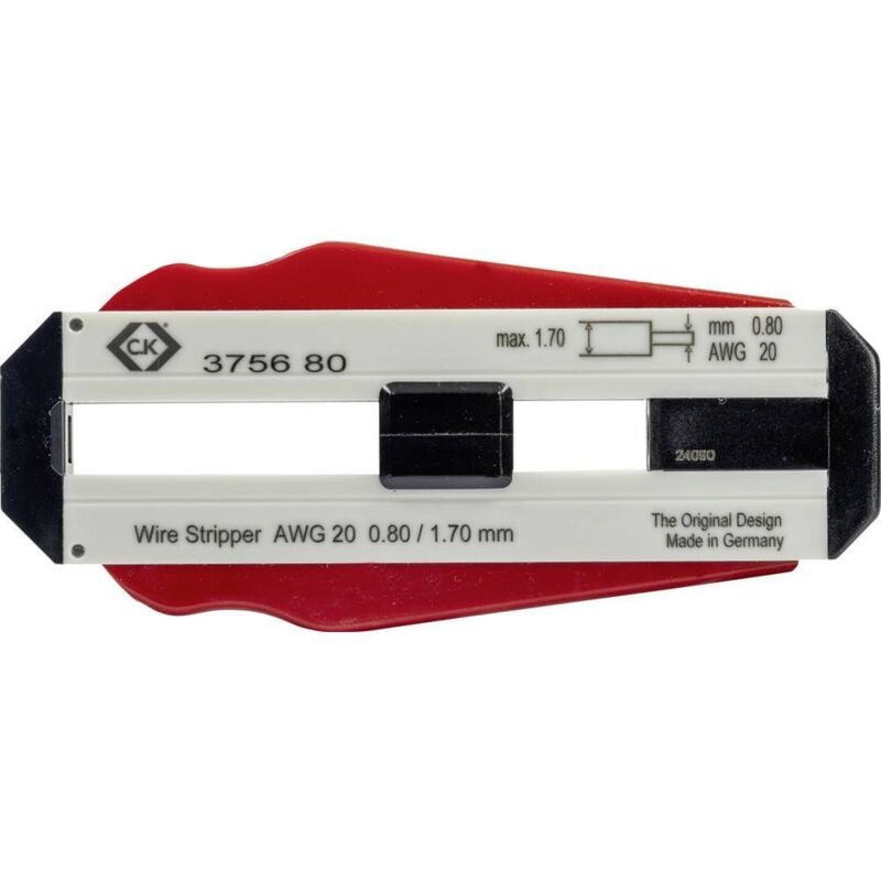 C.k Magma - Dénudeur de fil c.k T3756 80 adapté pour Fils en pvc, Fils ptfe 0.80 mm (max)