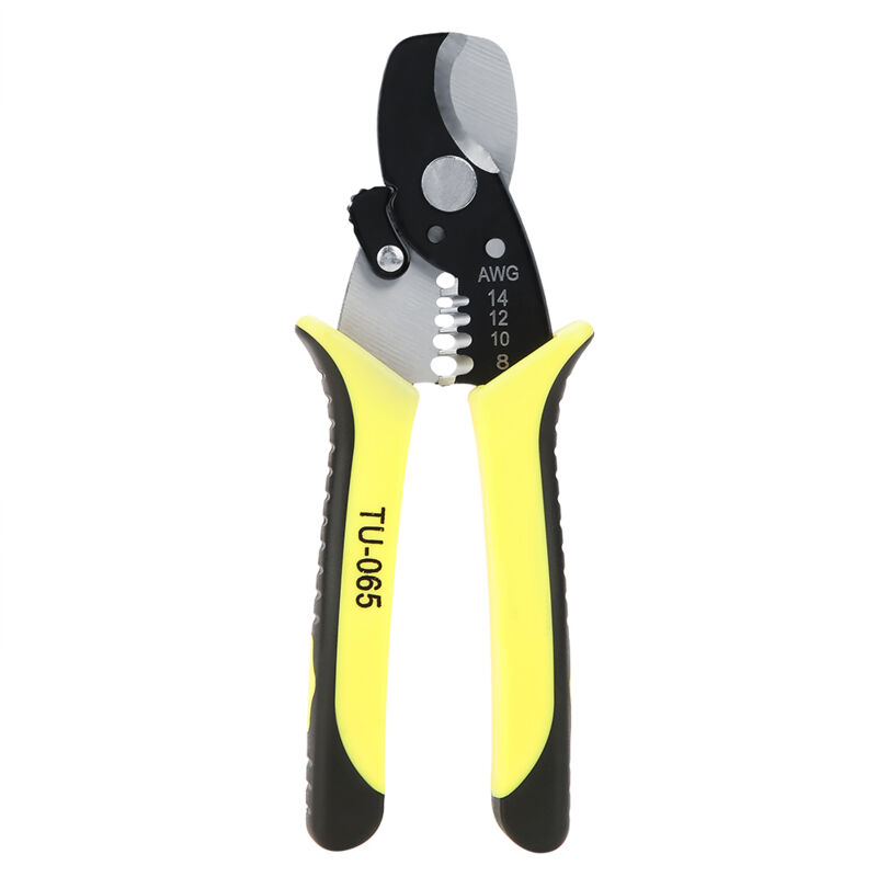 Pince à dénuder les câbles en acier inoxydable, poignée multifonctionnelle, outil de coupe TU-065