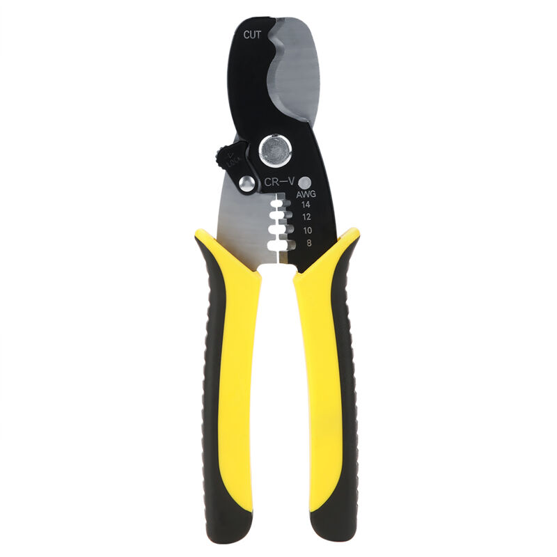 Pince à dénuder les câbles en acier inoxydable, poignée multifonctionnelle, outil de coupe TU-065A