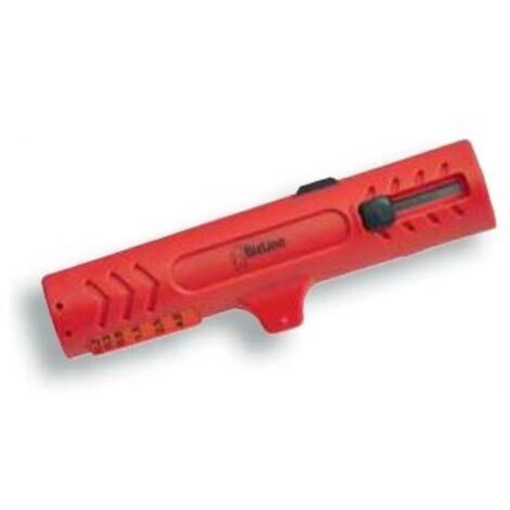 Pince à dénuder pour câbles ronds 8 à 13 mm – Dénudage circulaire et longitudinal – Lame rétractable intégrée – Pour fils jusqu'à 4 mm² – Bizline