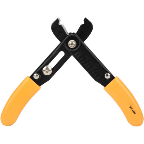 Pince à dénuder réglable 0,5‑4,0mm avec coupe-fil - Outil à main jaune