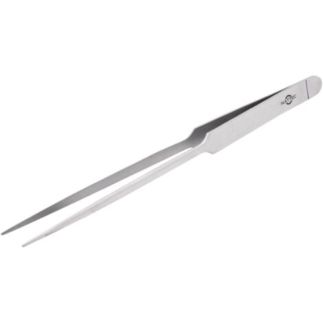 Pince à épiler droite de 20 cm pour aquarium, en acier, pour planter des plantes