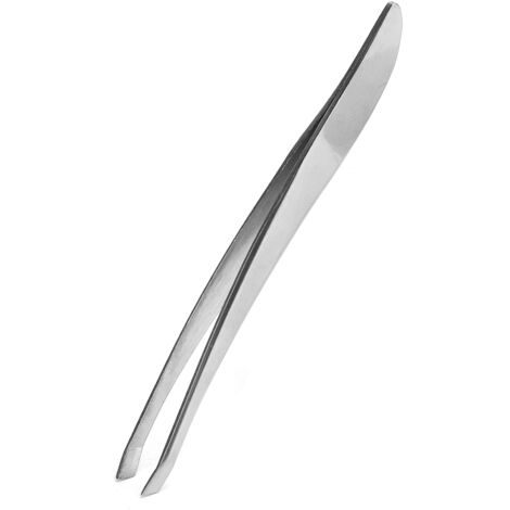 Pince à épiler en acier inoxydable pour sourcils et poils du visage - Outil de beauté et maquillage