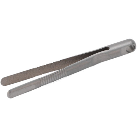 Pince à épiler miniature EDC en alliage de titane TC4, outil de survie compact pour activités extérieures