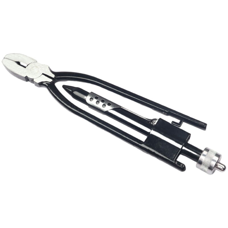 Feiyue - Pince à fil noire efficace pour une forte endurance et une utilisation facile Pince à câble Tournevis d'aviation Pince à fusible