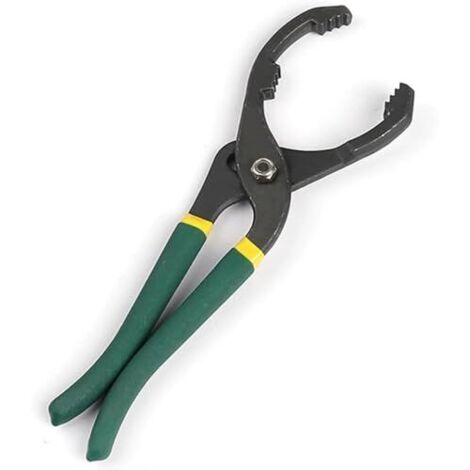 Pince à filtre huile, outil de retrait clé huile réglable, pour motos, voitures, Ø 40 mm 150 mm, 24 cm -