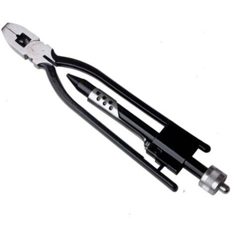 Pince à Freiner, 6 pouces Pince Torsadée pour Fil Pince à Torsader de Sécurité Pince à Fileter avec Ressort Professionnelle Pince de Torsion en Acier à Haute Teneur en Carbone Durable