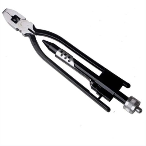 Pince à Freiner, 6 pouces Pince Torsadée pour Fil Pince à Torsader de Sécurité Pince à Fileter avec Ressort Professionnelle Pince de Torsion en Acier à Haute Teneur en Carbone Durable