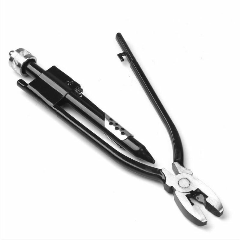 Pince à Freiner, 9 pouces Pince Torsadée pour Fil Pince à Torsader de Sécurité Pince à Fileter avec Ressort Professionnelle Pince de Torsion en Acier